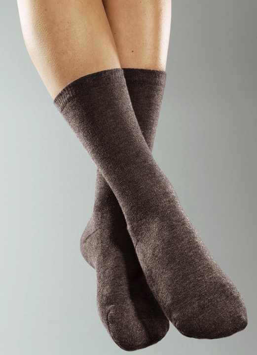 Kousen - 6 paar feel-good sokken, in Größe 1 (35-38) bis 4 (47-49), in Farbe MARINE, in Ausführung Dames Ansicht 1