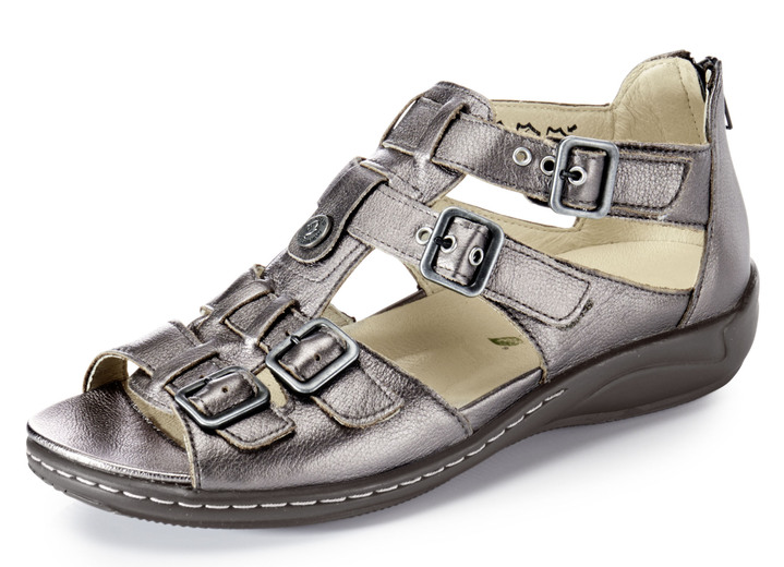 Sandalettes & slippers - Ranger-sandaal met verstelbare bandjes, in Größe 4 1/2 bis 9, in Farbe ANTIEK BRONS Ansicht 1