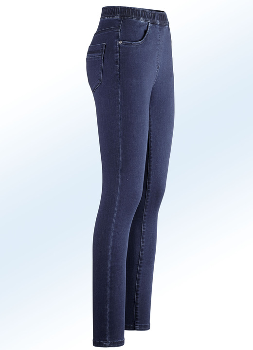 Jeans - Superzachte jeggingjeans, in Größe 017 bis 050, in Farbe DONKERBLAUW Ansicht 1