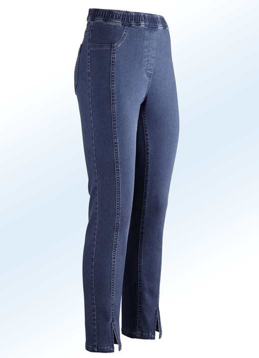 Jeans - Pull-on-jeans, in Größe 017 bis 052, in Farbe DONKERBLAUW Ansicht 1