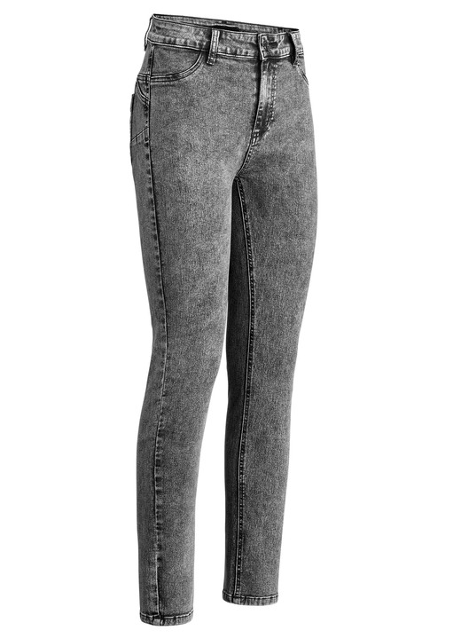 Jeans - Enkellange, figuurvormende jeans, in Größe 017 bis 050, in Farbe ANTRACIET Ansicht 1