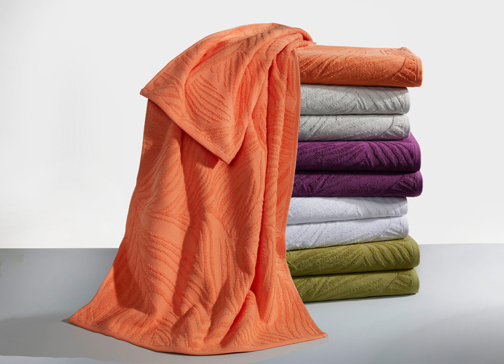 Badstof handdoeken - Knuffelzachte badstofserie van puur katoen, in Größe 200 (1 handdoek, 50/90 cm) bis 205 (Voordeelset 5-delig), in Farbe OLIJF, in Ausführung Overal Ansicht 1